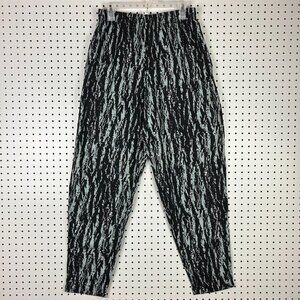 MC Hammer Parachute Pants Large Workout Baggy 90s‎ Lifting Pattern Black White